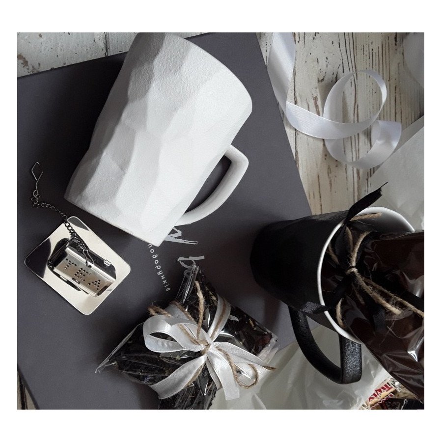 Подарунковий набір для двох чай + кава №308 Подарунки WOW BOX - 1