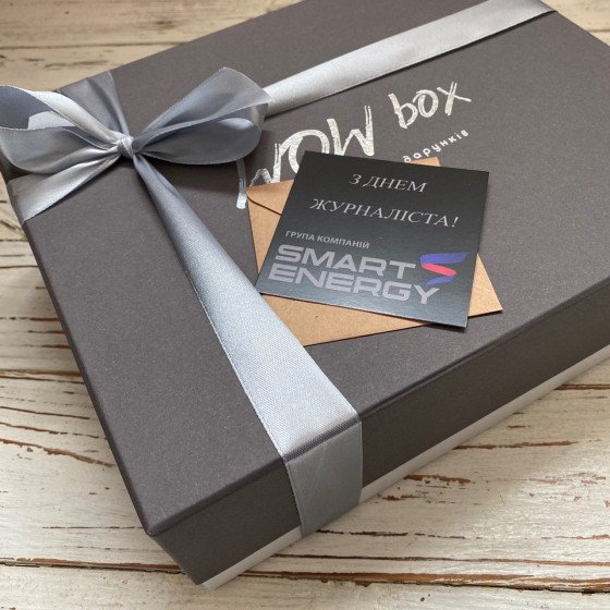 Корпоративний подарунковий набір з кавою брендований