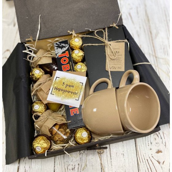 Подарунок для двох Кавовий набір для пари