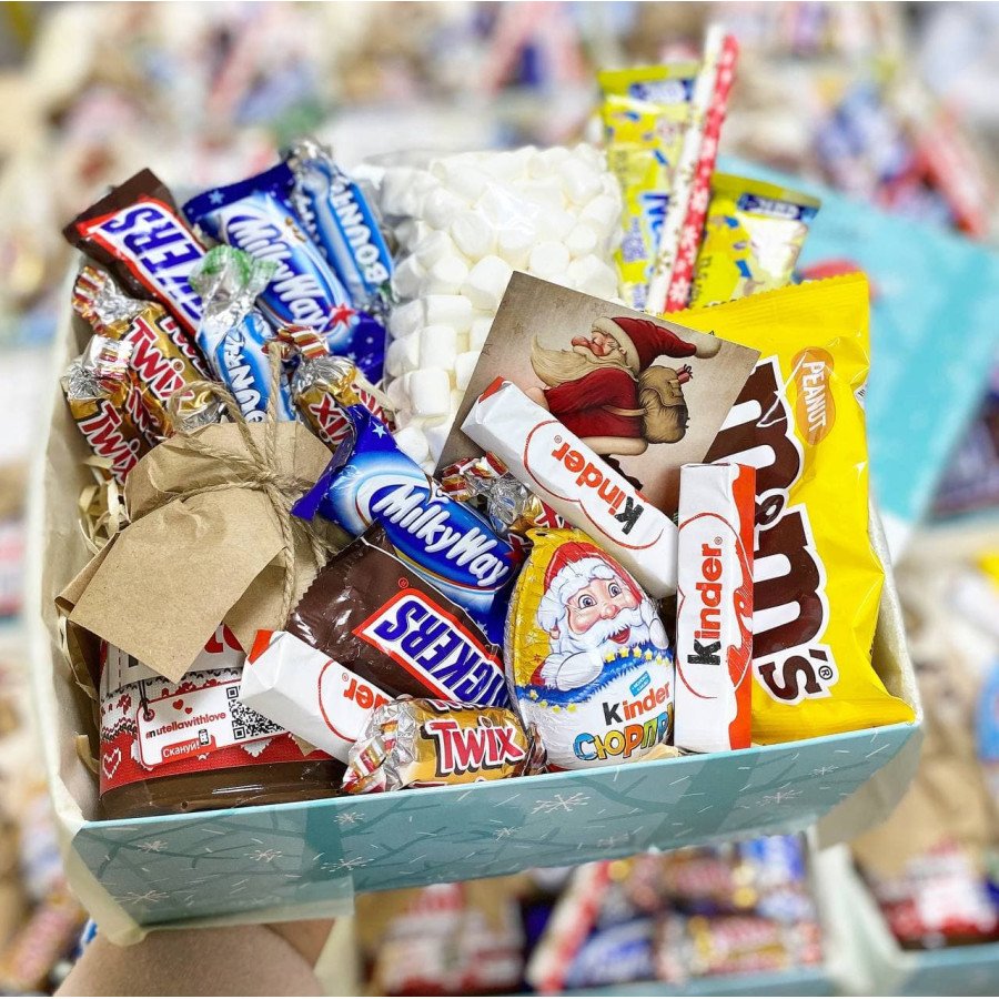 бокс солодощів для дітей на Новий Рік