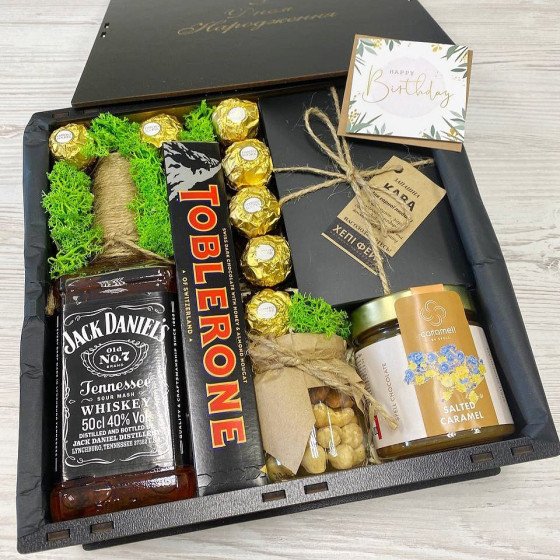 Подарунок на День Народження з Джек Деніалс і кавою №24510