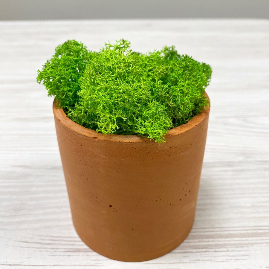 кашпо з бетону цегляне