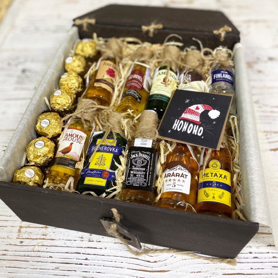 Подарунковий набір міні алкоголю "Скуштувати все"