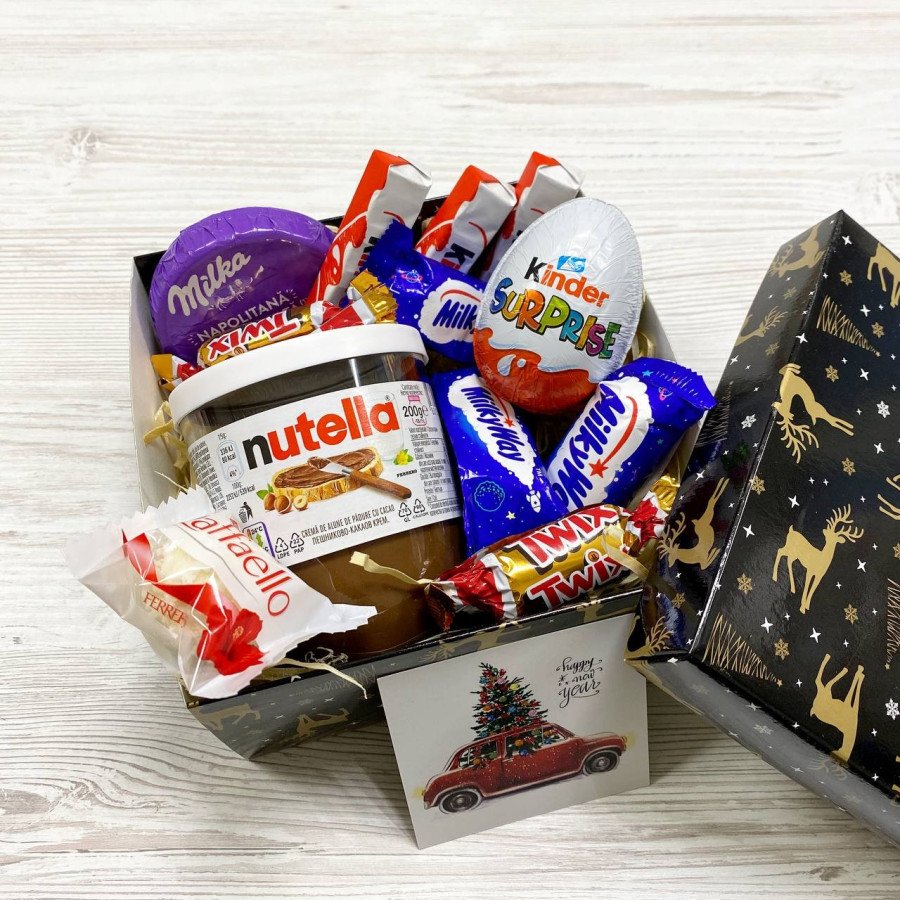 Різдвяна коробочка солодощів №24960