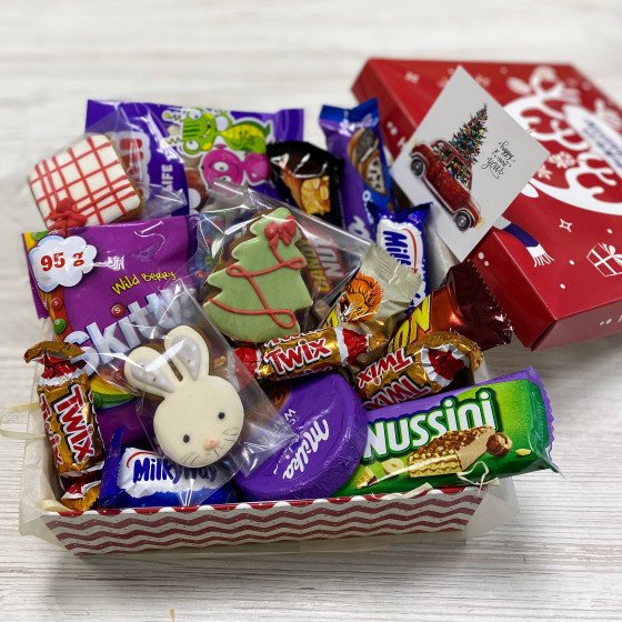 Різдвяний бокс солодощів дитячий