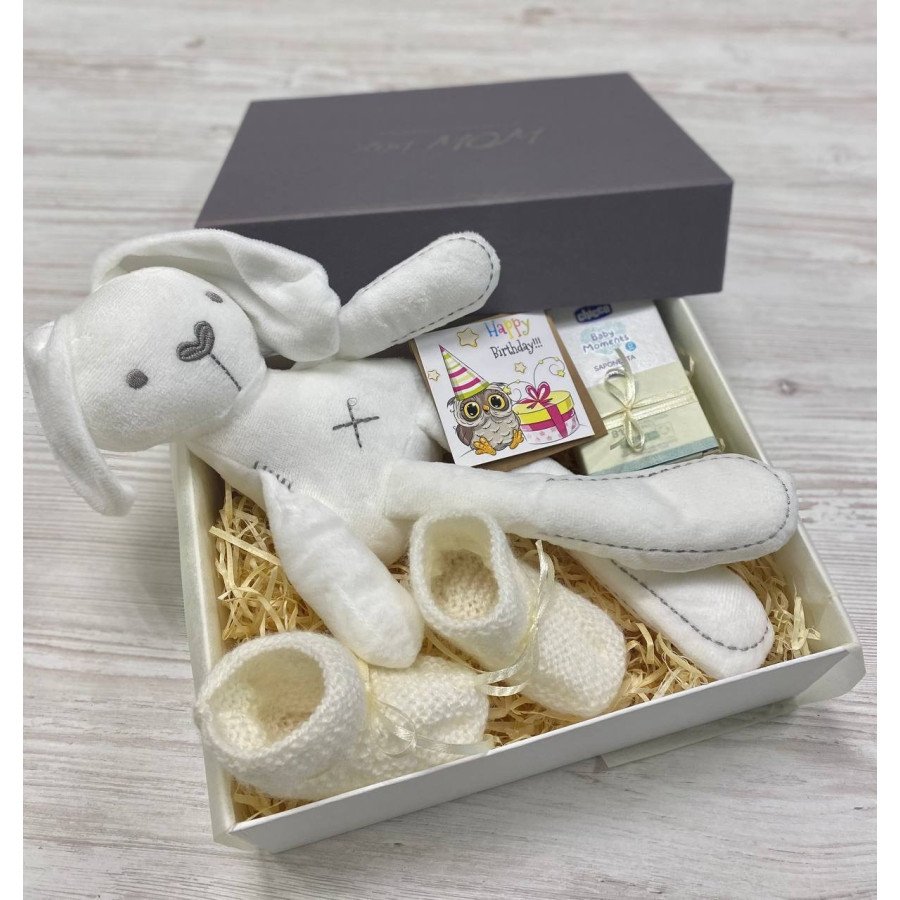 Дитячий набір "Мій перший зайчик" купити на подарунок Україні