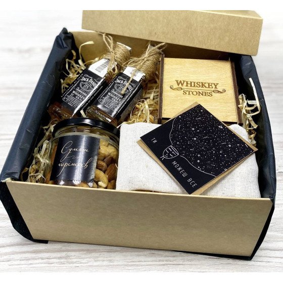Камінці до віскі в подарунковому боксі №26161