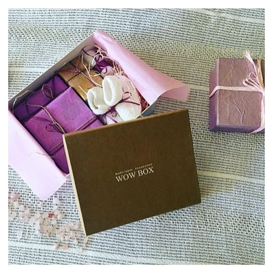 Дитячий набір "Мій перший зайчик" в бузковому оформленні