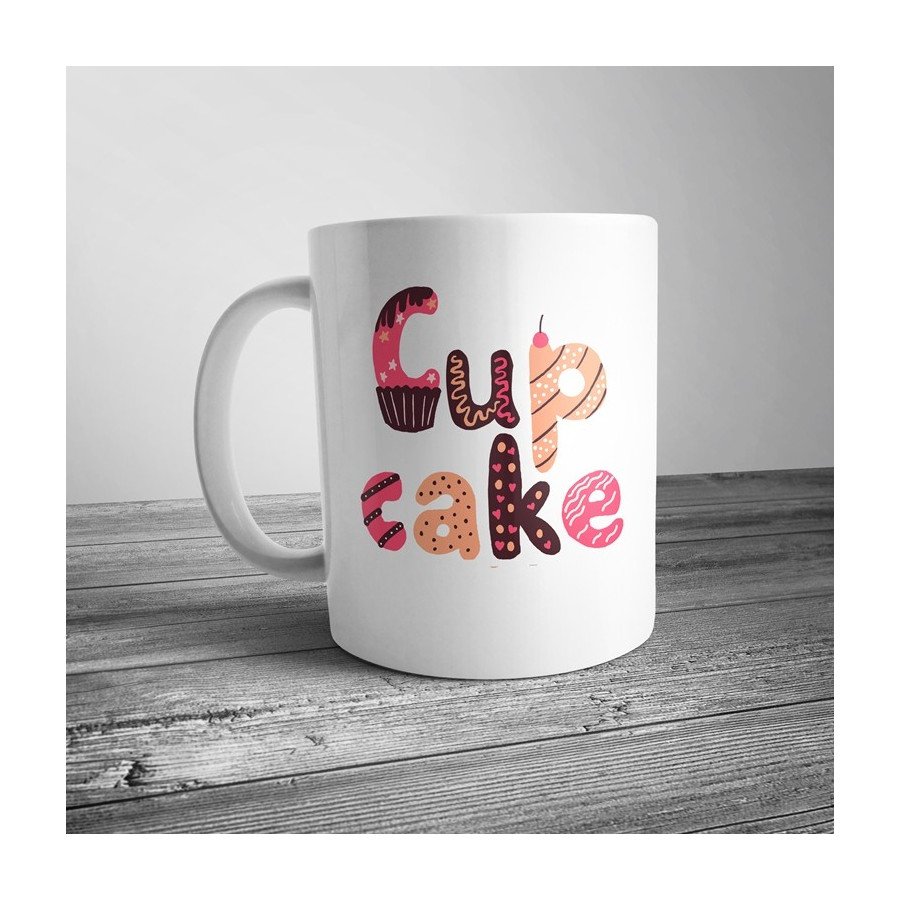 Чашка з принтом "Cup Cake"