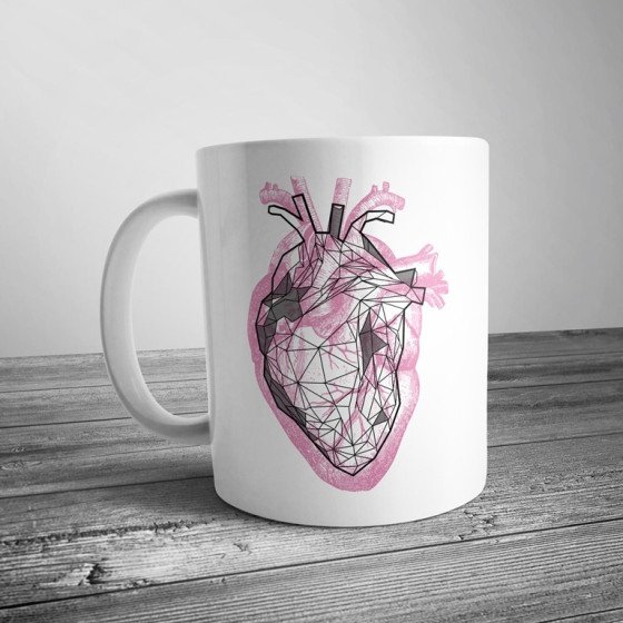 Чашка Серце