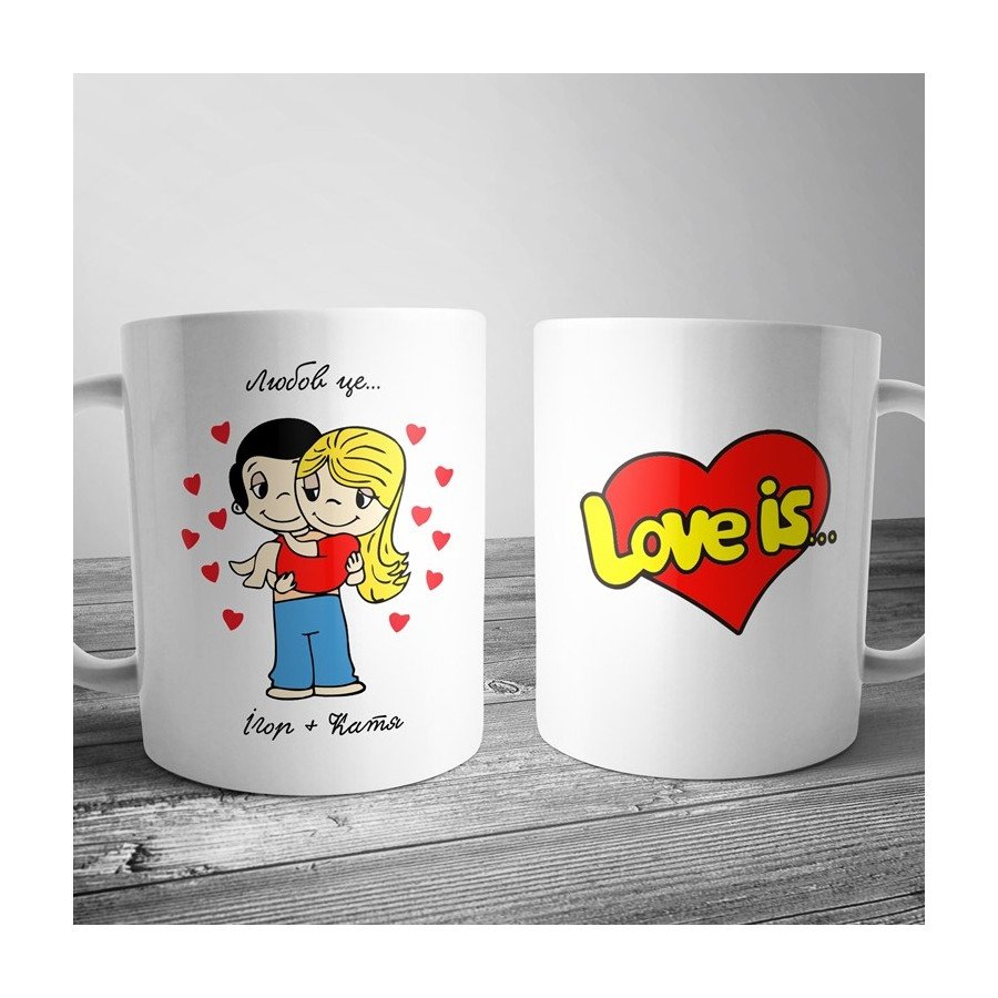 Чашка Love is