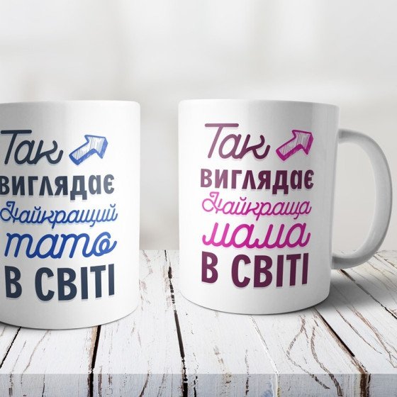 Чашка для кращої мами з принтом
