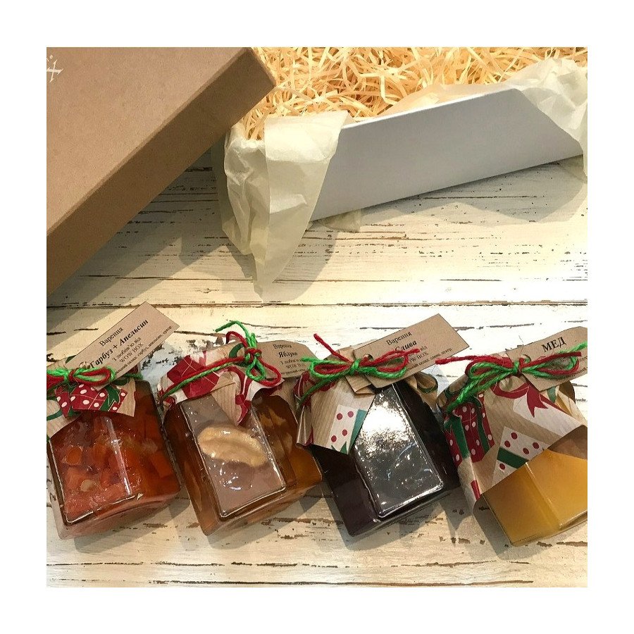 Варення і мед в подарунковій коробці Подарунки на Новий Рік - 4