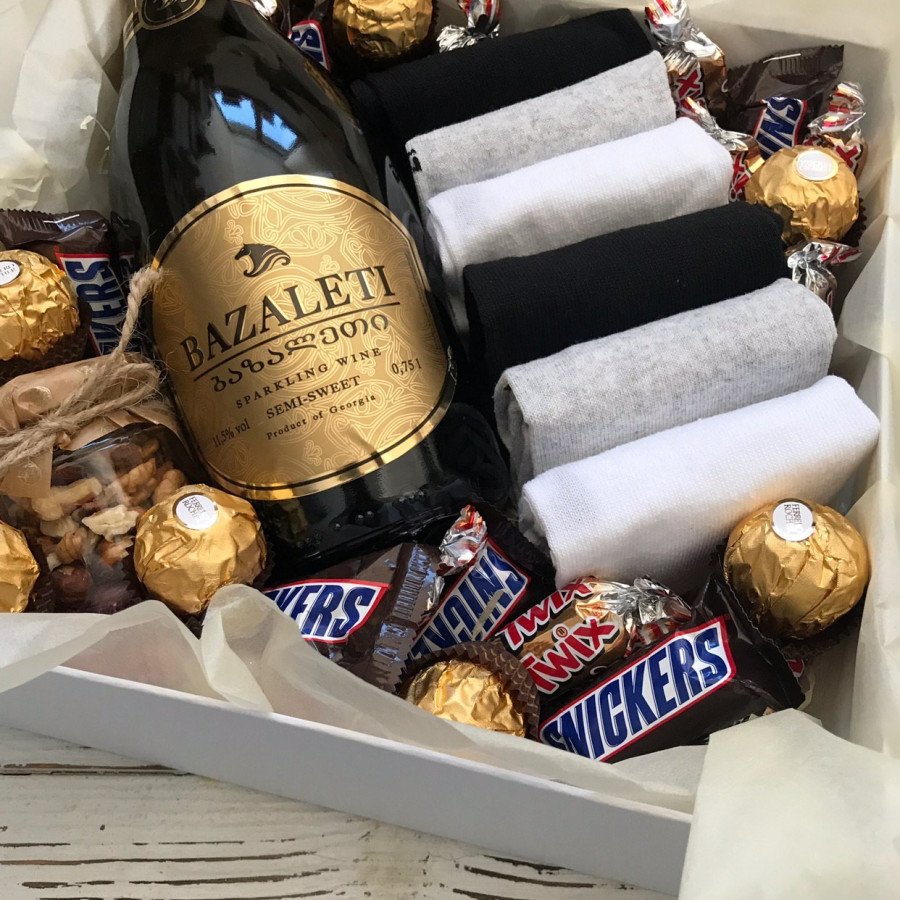 Подарунковий набір шкарпеток №190 Подарунки WOW BOX - 1