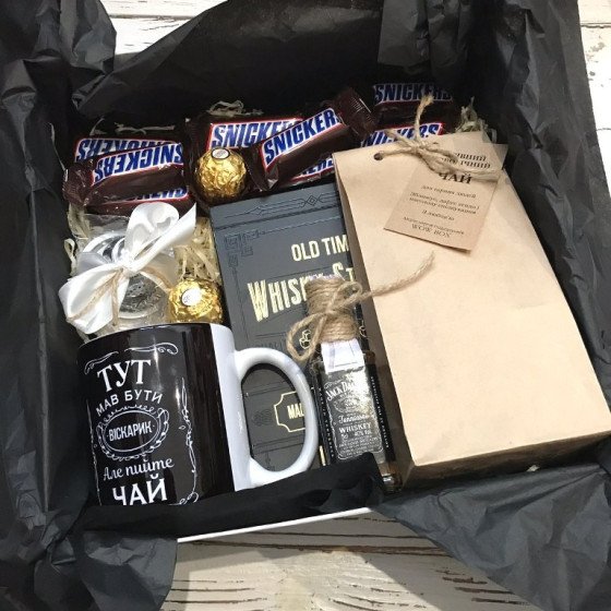 Подарунковий набір "Чайний з родзинкою" №179 Чоловічі подарункові набори - 1