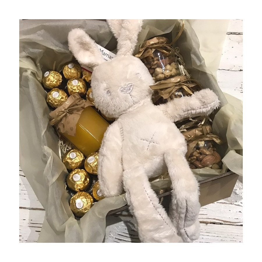 Подарунковий набір з зайцем №173 Подарунки WOW BOX - 2