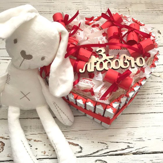 Подарунковий набір "Солодке серце" № 215 Подарунки - 2